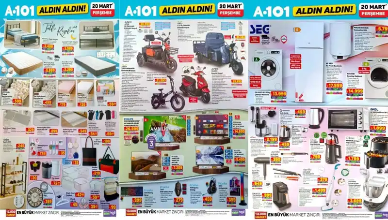 A101'de Elektronik Mutfak Ürünlerinde Şok İndirimler!