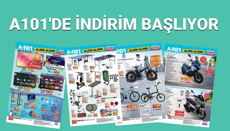 A101 Market 12 Haziran Aktüel Kataloğu ile Alışverişe Hazır!