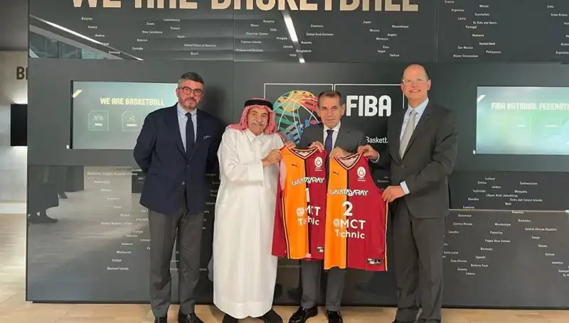 Galatasaray Spor Kulübü, FIBA Yönetimine Anlamlı Bir Ziyarette Bulundu