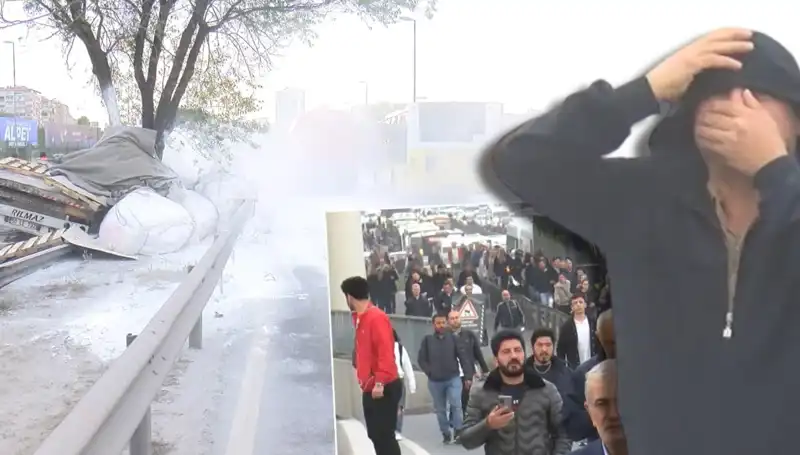 D-100'de Trafiği Kilitleyen Alçı Yüklü TIR Kazası Hayatı Offline'a Taşıdı