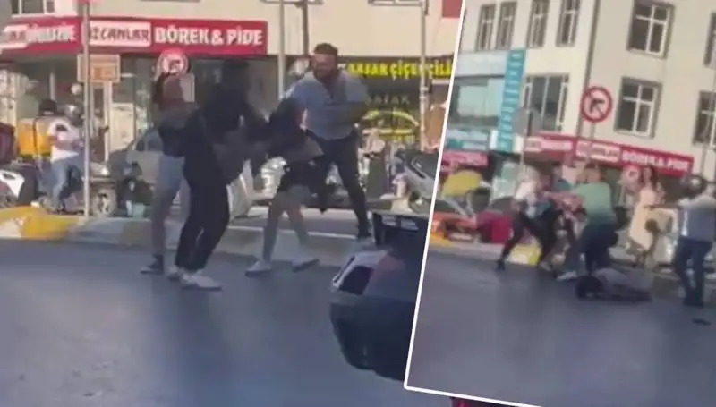 Esenyurt'ta Motosikletli Kadınlara Yapılan Dayak Olayı Şok Etti!