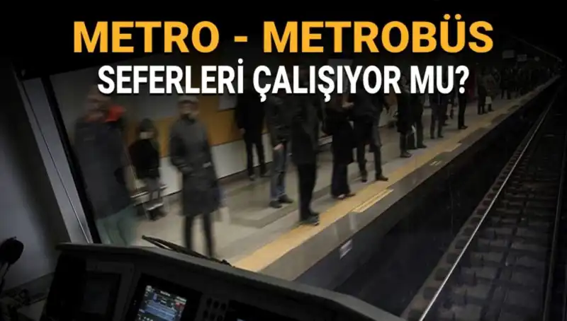 İstanbul'da Metrobüs ve Metro Durumu: Grev ve Çalışma Bilgileri